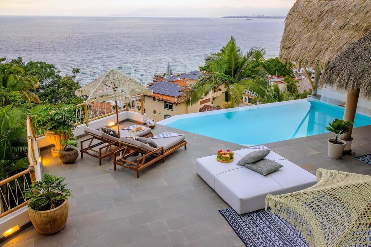 New - Amapas Luxury 5-Bedroom Villa Puerto Vallarta Eksteriør billede