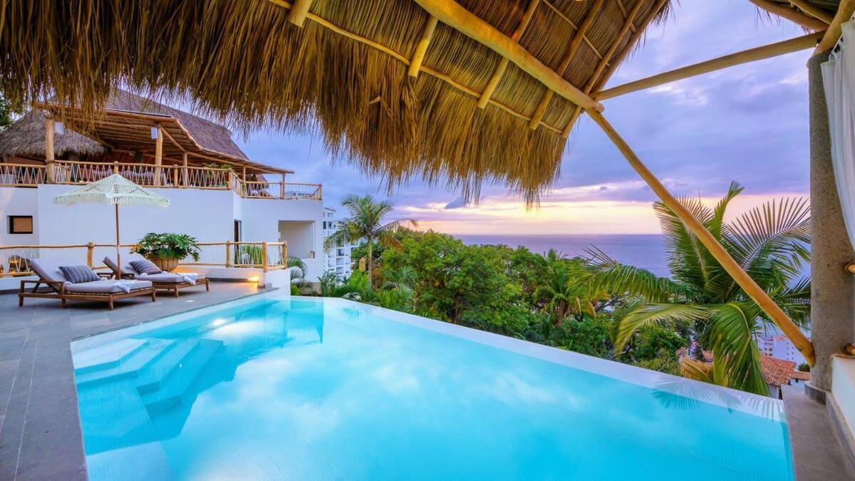 New - Amapas Luxury 5-Bedroom Villa Puerto Vallarta Eksteriør billede