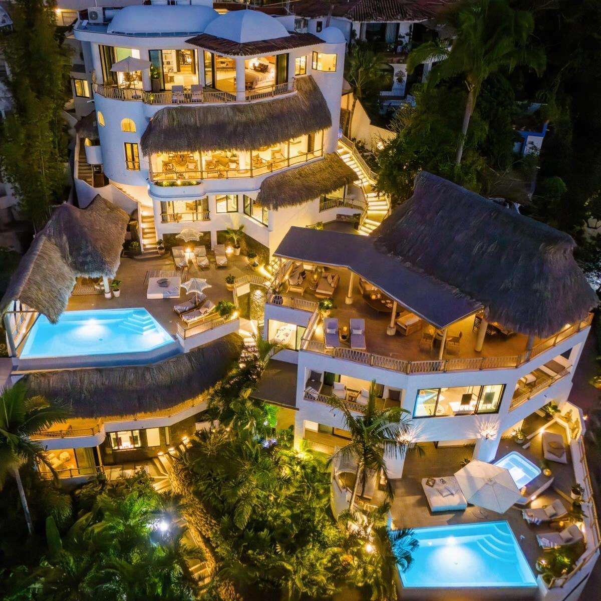 New - Amapas Luxury 5-Bedroom Villa Puerto Vallarta Eksteriør billede